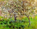 ジヴェルニーに咲くリンゴの木 クロード・モネ